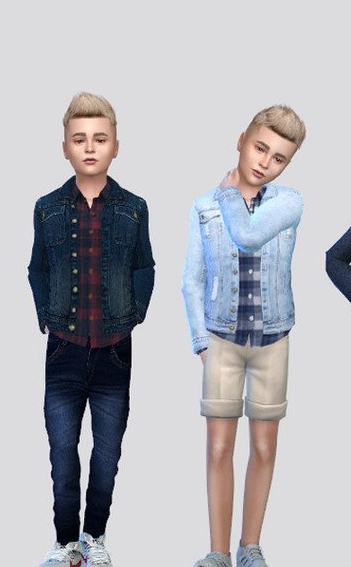 模拟人生4男孩的帅气牛仔外套MOD v1.5 模拟人生4男孩的帅气牛仔外套MOD v1.5