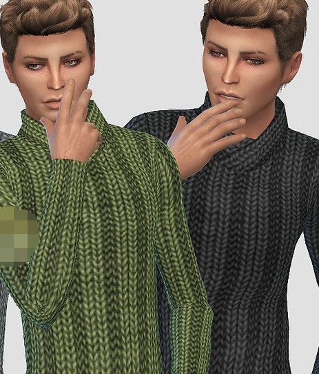 模拟人生4男士瘦身针织毛衣MOD v1.5 模拟人生4男士瘦身针织毛衣MOD v1.5