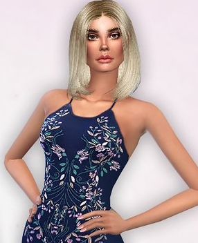 模拟人生4女性刺绣花卉泳衣MOD v1.4