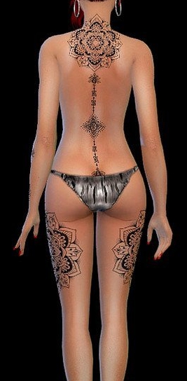 模拟人生4美丽曼陀罗纹身MOD v1.3