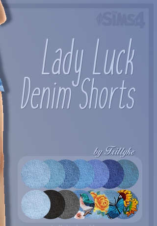 模拟人生4夏季牛仔印花短裤MOD v1.3 模拟人生4夏季牛仔印花短裤MOD v1.3