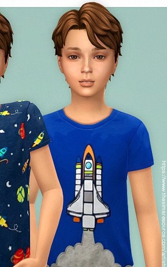 模拟人生4小男孩太空T恤MOD v1.2