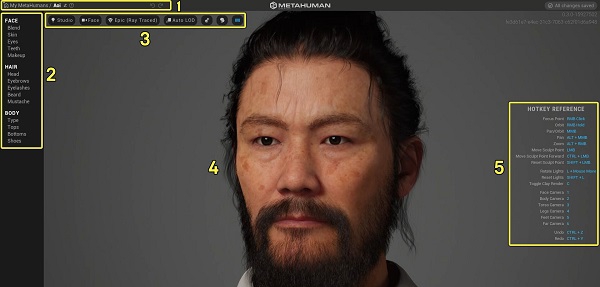 MetaHuman Creator(虚幻引擎捏脸器) v1.7 MetaHuman Creator(虚幻引擎捏脸器) v1.7