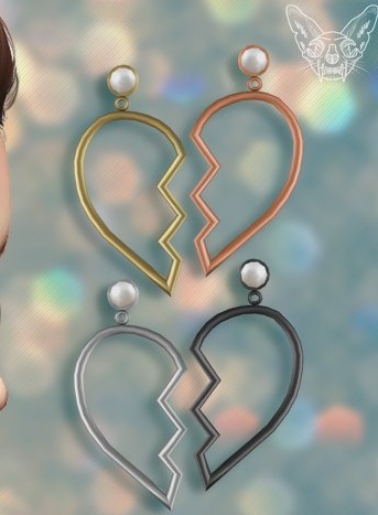 模拟人生4女孩心碎耳环MOD v1.5 模拟人生4女孩心碎耳环MOD v1.5