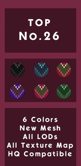 模拟人生4小女孩人字形双色上衣MOD v1.4 模拟人生4小女孩人字形双色上衣MOD v1.4