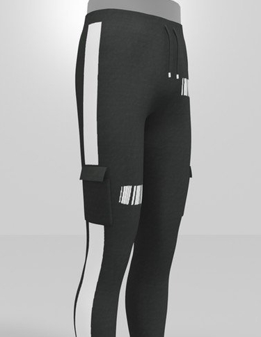 模拟人生4男性条纹码运动裤MOD v1.4