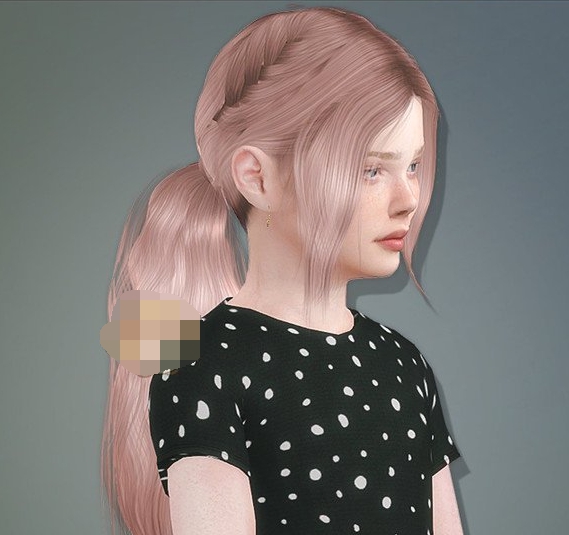 模拟人生4小女孩双刘海马尾辫MOD v1.4 模拟人生4小女孩双刘海马尾辫MOD v1.4