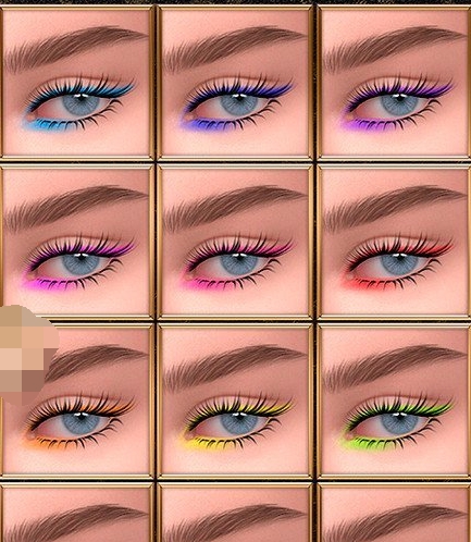 模拟人生4美丽的彩色眼影MOD v1.2 模拟人生4美丽的彩色眼影MOD v1.2