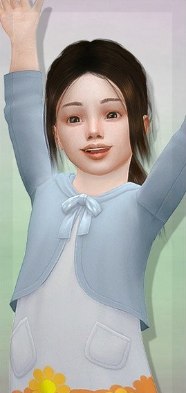 模拟人生4幼儿双刘海马尾发型MOD v1.4 模拟人生4幼儿双刘海马尾发型MOD v1.4