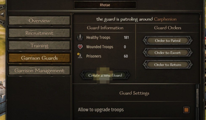 骑马与砍杀2驻军改进MOD v4.0.1.22 骑马与砍杀2驻军改进MOD v4.0.1.22