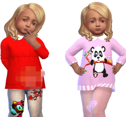 模拟人生4幼儿可爱衬衫MOD v1.5 模拟人生4幼儿可爱衬衫MOD v1.5
