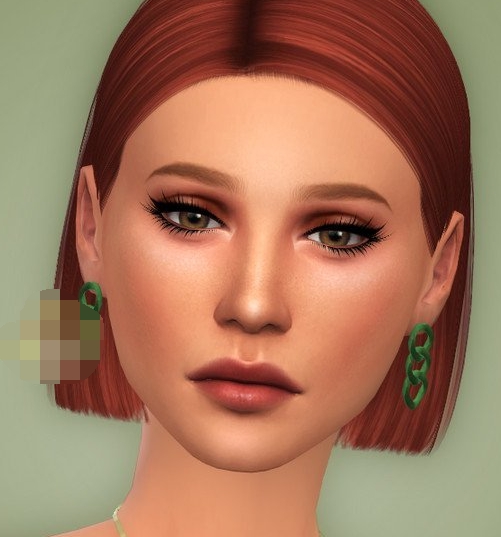 模拟人生4绿色圆环链式耳环MOD v1.4 模拟人生4绿色圆环链式耳环MOD v1.4