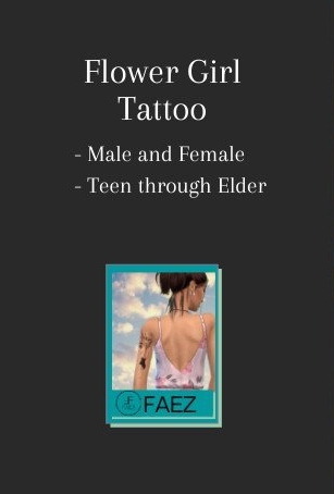 模拟人生4花儿女孩美丽纹身MOD v1.5 模拟人生4花儿女孩美丽纹身MOD v1.5