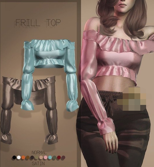 模拟人生4性感皮质褶皱上衣MOD v1.4 模拟人生4性感皮质褶皱上衣MOD v1.4