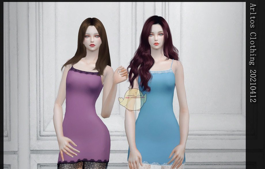 模拟人生4花边蕾丝吊带睡衣MOD v1.7 模拟人生4花边蕾丝吊带睡衣MOD v1.7