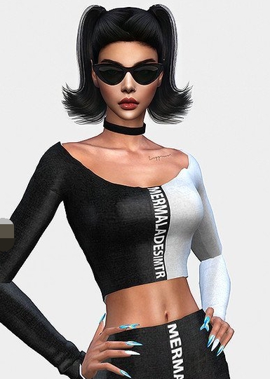 模拟人生4字母双色皮质上衣MOD v1.6 模拟人生4字母双色皮质上衣MOD v1.6