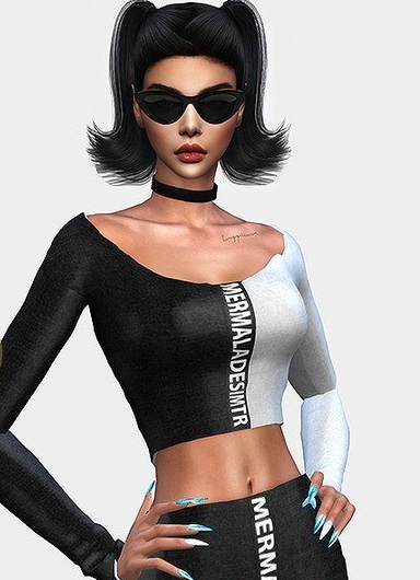 模拟人生4女性高腰字母短裙MOD v1.3 模拟人生4女性高腰字母短裙MOD v1.3