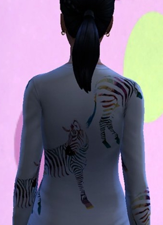 模拟人生4彩色斑马短袖MOD v1.5 模拟人生4彩色斑马短袖MOD v1.5