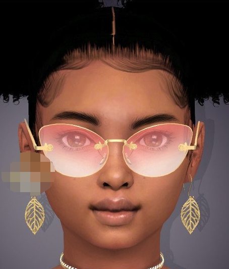 模拟人生4儿童精致树叶耳环MOD v1.4 模拟人生4儿童精致树叶耳环MOD v1.4