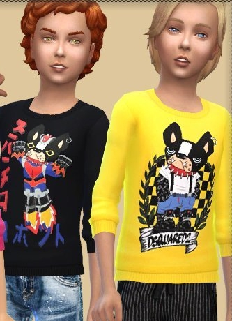 模拟人生4小孩斗牛犬毛衣MOD v1.2