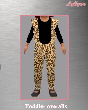 模拟人生4幼儿的豹纹吊带裤MOD v1.3 模拟人生4幼儿的豹纹吊带裤MOD v1.3