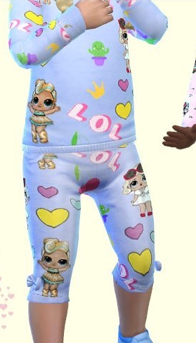 模拟人生4幼儿可爱卡通长裤MOD v1.3