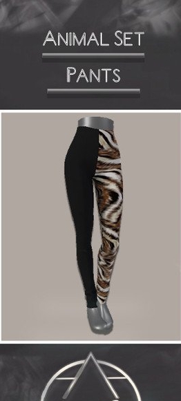 模拟人生4动物印花双色长裤MOD v1.4 模拟人生4动物印花双色长裤MOD v1.4