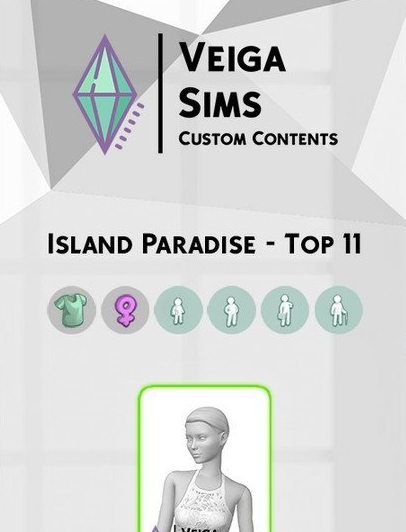 模拟人生4美丽的碎花镂空上衣MOD v1.6 模拟人生4美丽的碎花镂空上衣MOD v1.6