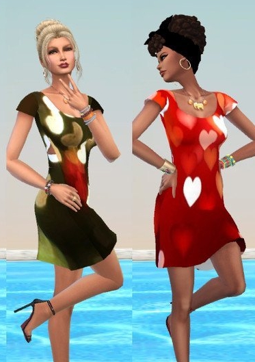 模拟人生4美丽雏菊多款式连衣裙MOD v1.3 模拟人生4美丽雏菊多款式连衣裙MOD v1.3