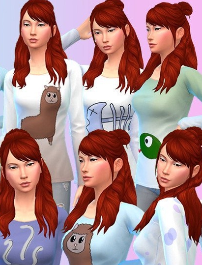 模拟人生4女性多款式可爱长袖MOD v1.4 模拟人生4女性多款式可爱长袖MOD v1.4