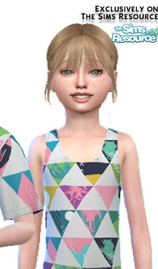 模拟人生4儿童三角彩色印花服装MOD v1.3 模拟人生4儿童三角彩色印花服装MOD v1.3