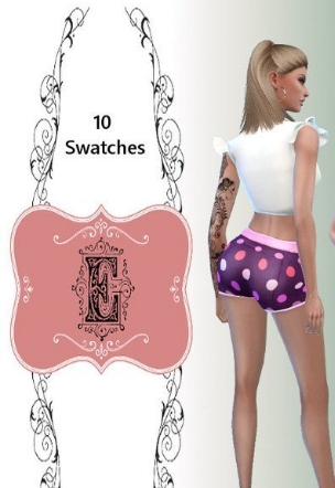 模拟人生4夏季的圆点短裤MOD v1.4 模拟人生4夏季的圆点短裤MOD v1.4