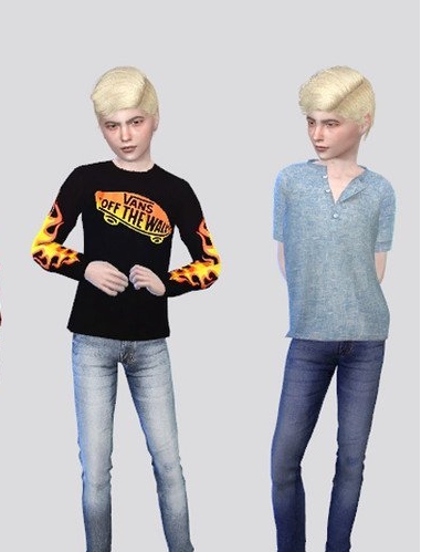 模拟人生4男孩多款式牛仔裤MOD v1.4 模拟人生4男孩多款式牛仔裤MOD v1.4