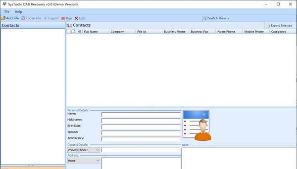 SysTools OAB Recovery(OAB数据恢复软件) v3.5