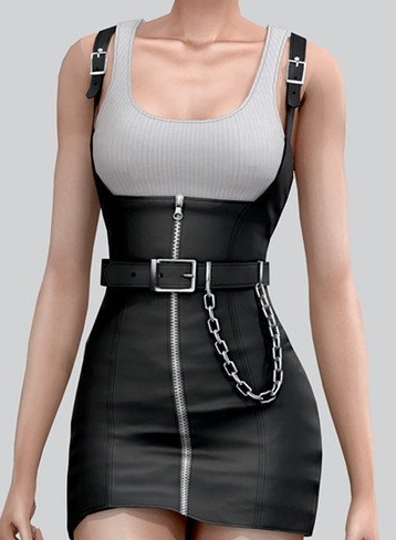 模拟人生4女性皮衣链条服装MOD v1.5 模拟人生4女性皮衣链条服装MOD v1.5