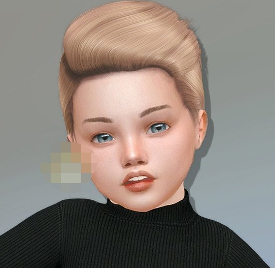 模拟人生4幼儿奥黛丽赫本发型MOD v1.4 模拟人生4幼儿奥黛丽赫本发型MOD v1.4