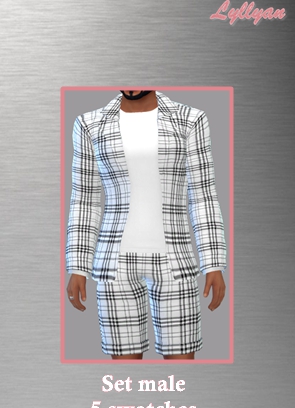 模拟人生4男士的黑白条纹服装MOD v1.5 模拟人生4男士的黑白条纹服装MOD v1.5