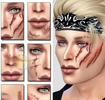 模拟人生4女性伤疤纹身MOD v1.7 模拟人生4女性伤疤纹身MOD v1.7