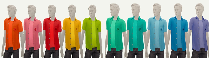 模拟人生4口袋分层衬衫MOD v1.4 模拟人生4口袋分层衬衫MOD v1.4