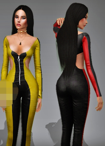 模拟人生4女性拉链性感紧身衣MOD v1.7 模拟人生4女性拉链性感紧身衣MOD v1.7
