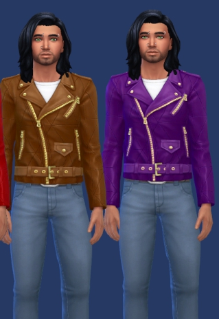 模拟人生4男士的帅气皮夹克MOD v1.5 模拟人生4男士的帅气皮夹克MOD v1.5