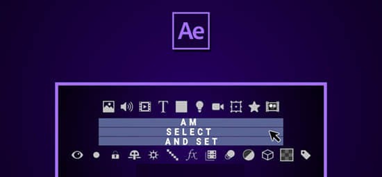 AM Select And Set(快速选择图层修改属性AE插件) v1.5 AM Select And Set(快速选择图层修改属性AE插件) v1.5