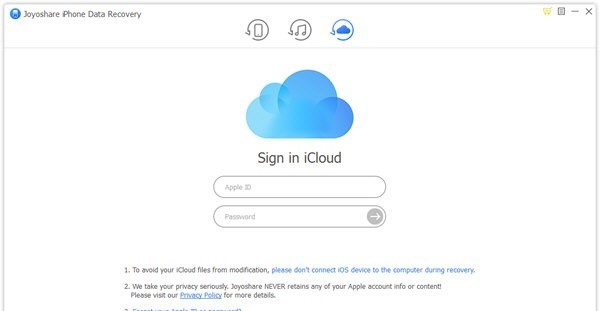 Joyoshare iPhone Data Recovery v2.3.1.50