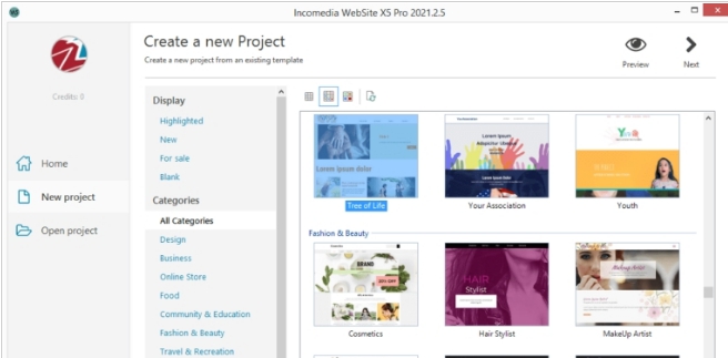 Incomedia WebSite X5 Pro64位免费版 v2021.2.9 Incomedia WebSite X5 Pro64位免费版 v2021.2.9
