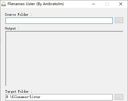 Filenames Lister(文件列表生成工具) v0.7 Filenames Lister(文件列表生成工具) v0.7