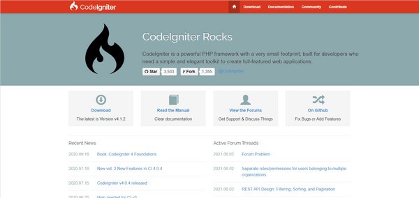CodeIgniter(小巧PHP框架) v4.1.5 CodeIgniter(小巧PHP框架) v4.1.5