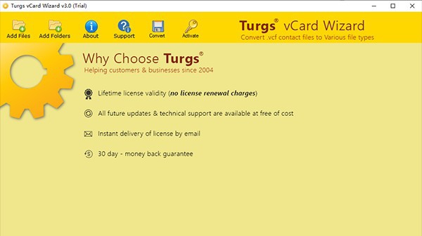 Turgs vCard Wizard(vCard格式转换器) v3.5 Turgs vCard Wizard(vCard格式转换器) v3.5