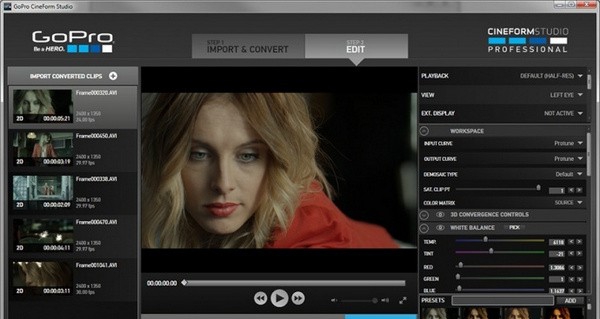 GoPro CineForm Studio(视频图像编辑工具) v1.3.2.177 GoPro CineForm Studio(视频图像编辑工具) v1.3.2.177