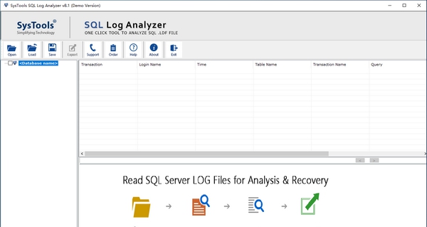 SysTools SQL Log Analyzer(SQL数据库日志分析工具) v8.6 SysTools SQL Log Analyzer(SQL数据库日志分析工具) v8.6