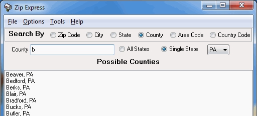 WinTools ZIP Express(邮政编码查询工具) v2.14.9.4 WinTools ZIP Express(邮政编码查询工具) v2.14.9.4